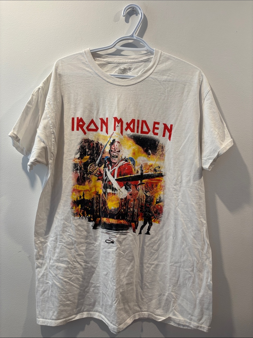 Vintage Iron Maiden Fruit of the Loom Graphic Band T‑Shirt